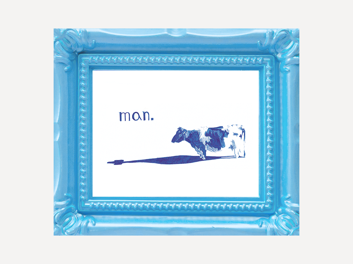 Mini Man Cow Print