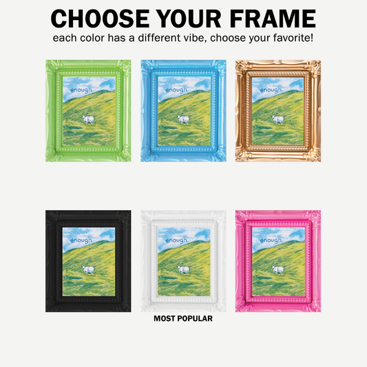 Enough Mini Watercolor Print