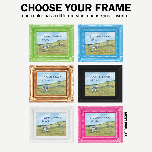 Can't Take This Watercolor Print