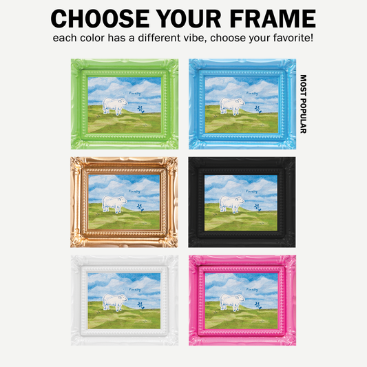 Finally Cow Watercolor Print