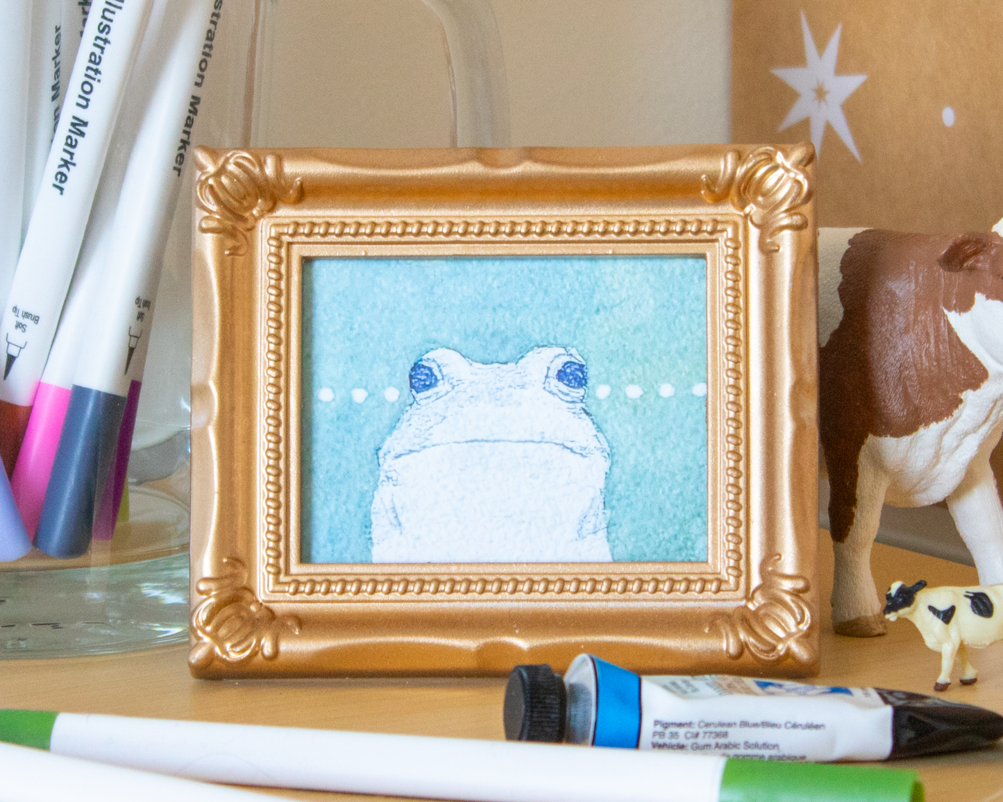 ... Frog Watercolor Print