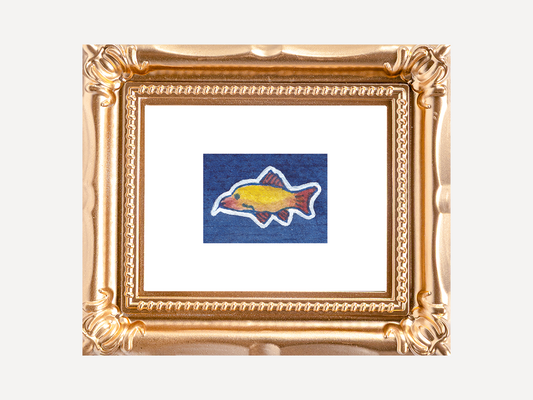 Mini Fish Watercolor Print