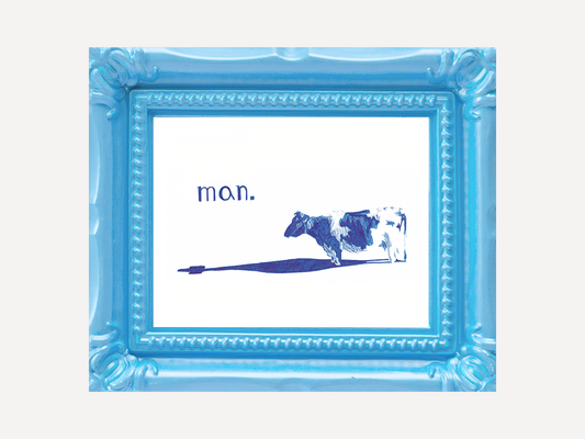 Mini Man Cow Print
